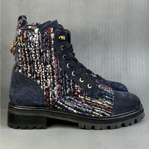 KURT GEIGER LONDON Women's Kensington Lace Up Combat Boots  size 36 (5.5)